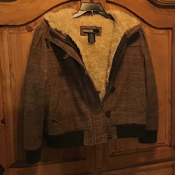 Fitz Wright Sherpa Lined Hooded Jacket - Picture 1 of 8